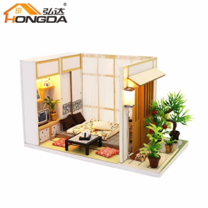 3D yog'och qo'g'irchoq uyi jumboq yog'och