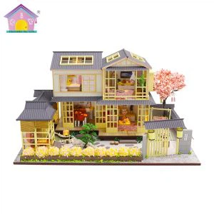 DIY miniatyurasi yaponcha uslubidagi uy
