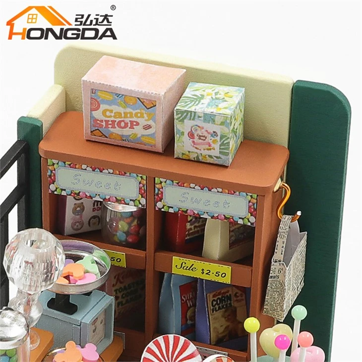 Hongda S2305 Happy Sugar High-quality DIY House Withe Light And Dust Cover
